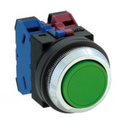 Idec ABN111-B: Màu đen, Nút nhấn không đèn phi 30 (made in Japan)