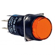 Idec AL6M-M14-GC: Nút nhấn có đèn phi 16, loại tròn, Màu xanh lá