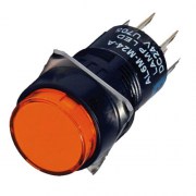 Idec AL6M-M24-GC: Nút nhấn có đèn phi 16, loại tròn, Màu xanh lá