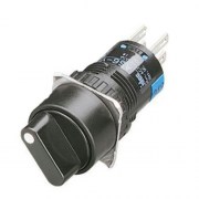 Idec AS6M-2Y1C: Công tắc xoay phi 16, loại tròn