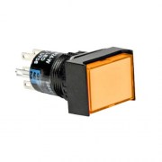 Idec AL6H-M14-GC: phi 16, hình chữ nhật, Màu xanh lá