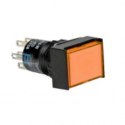 Idec AL6H-M24-GC: phi 16, hình chữ nhật, Màu xanh lá