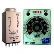 Fotek MY-30M-2P (220V): Bộ định thời, 30M, 2P: 8 Chân