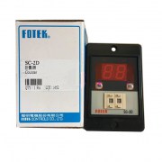 Fotek SC-2D: Bộ đếm 0-99, out: Relay, phím cơ, đếm lên xuống