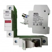 HOLDER PVH-30(X): Đế cầu chì 1000VDC 1P (có đèn)