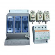 Bộ Mersen STPT12-12K320V-4P loại 2: Chống sét lan truyền đường nguồn 3P 4 dây cấp 1+2, 320V, 200KA