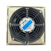 Leipole FK9925-230-162-NO: Quạt hút kèm miệng gió có tấm lọc bụi - loại fk 99 - màu xám nhạt ral7035 - ip54 (với tấm lọc bụi)