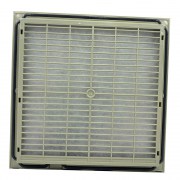 Leipole FK9922-300: Miệng gió có tấm lọc bụi cho loại fk 99 - màu xám nhạt ral7035 - ip54