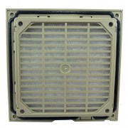 Leipole FK9923-300: Miệng gió có tấm lọc bụi cho loại fk 99 - màu xám nhạt ral7035 - ip54