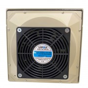 Leipole FK 5523-230: Quạt hút kèm miệng gió có lọc bụi - loại fk 55 - màu xám ral7032 - ip54 (với tấm lọc bụi)