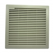 Leipole FK 5523-230: Quạt hút kèm miệng gió có lọc bụi - loại fk 55 - màu xám ral7032 - ip54 (với tấm lọc bụi)