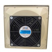 Leipole FKL 6622-230: Quạt hút kèm miệng gió có lọc bụi - loại fkl 66 - màu xám ral7032 - ip54 (với tấm lọc bụi)