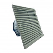 Leipole FKL 6626-230-D: Quạt hút kèm miệng gió có lọc bụi - loại fkl 66 - màu xám ral7032 - ip54 (với tấm lọc bụi)