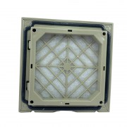 Leipole FKL 6626-230-D: Quạt hút kèm miệng gió có lọc bụi - loại fkl 66 - màu xám ral7032 - ip54 (với tấm lọc bụi)
