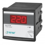 Tense DJ-V96: Đồng hồ đo:  Điện áp (V) 1 pha, kiểu lắp đặt-Mặt cánh tủ