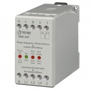 Tense SMK-03F: Relay bảo vệ pha và đo mức nước (kết hợp với điện cực đo), kiểu lắp đặt-DIN Rail hoặc bảng gắn