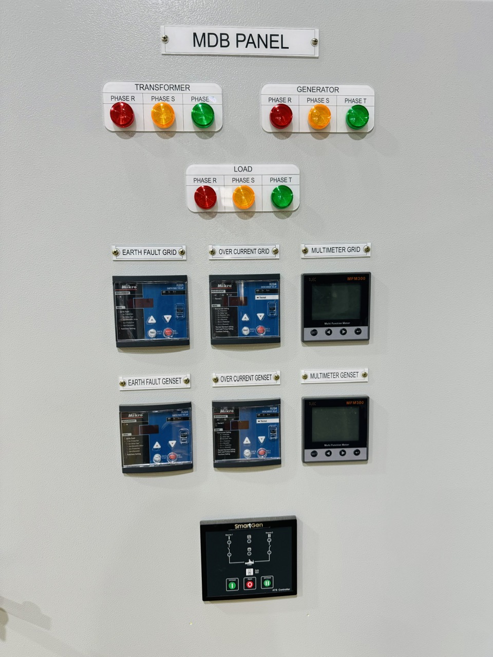 Hình ảnh thực tế Đồng hồ đa năng iLEC MFM300 trên tủ điện